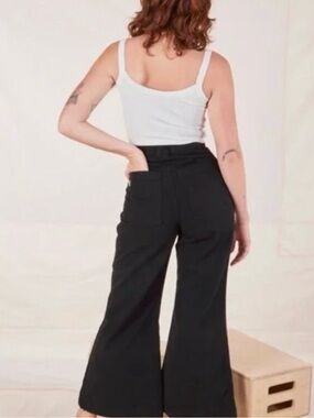 Big Bud Press Black High-Waist Wide Leg Bell Bottoms